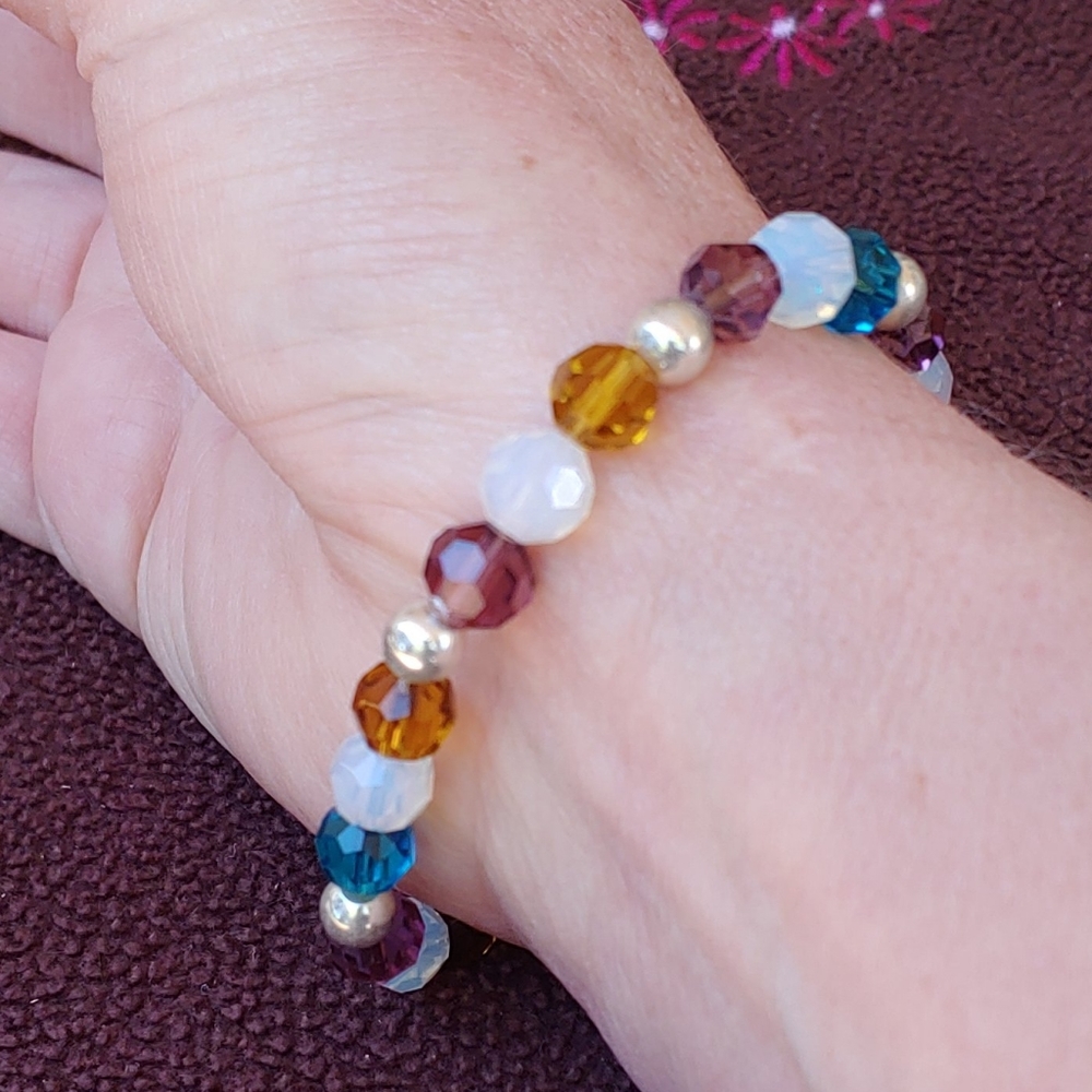 Czech Crystal Stretchy Bracelet